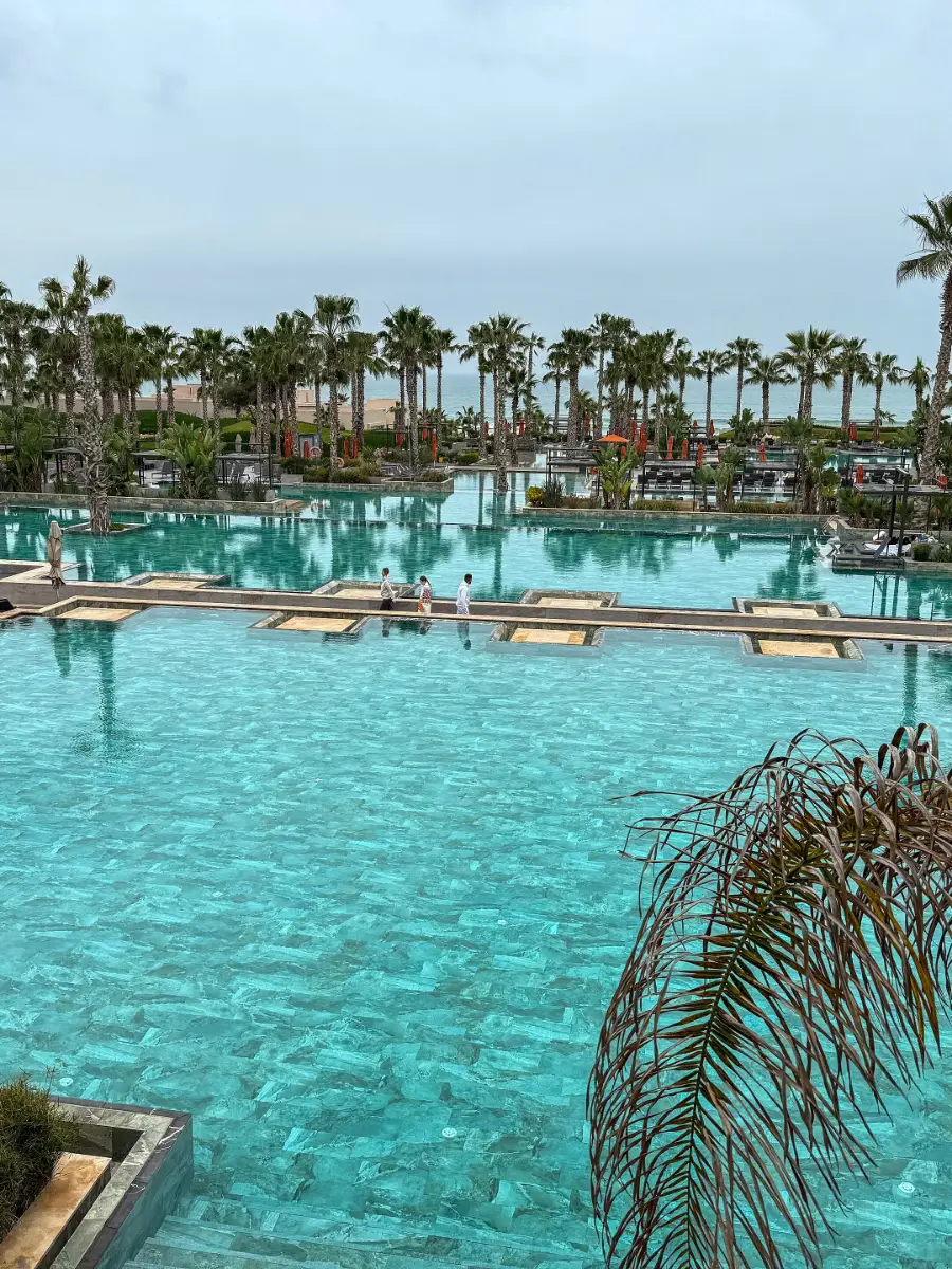 A resort in Taghazout bay, north of Agadir