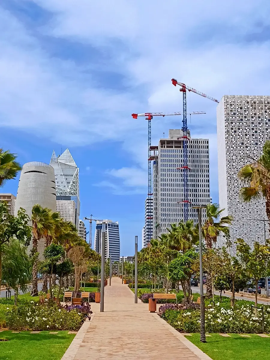 Les tours de Casablanca Finance City