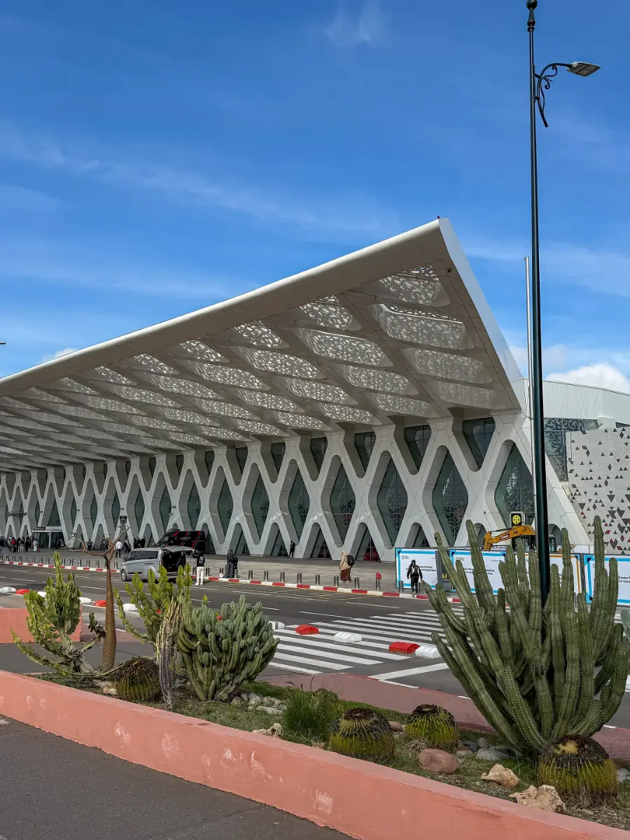 Le terminal de l’aéroport Marrakech-Menara