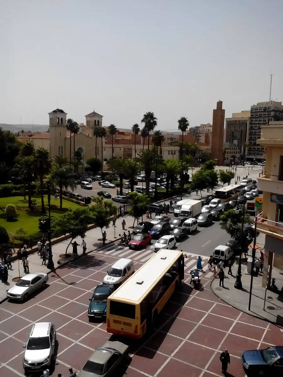 Le boulevard Mohammed V à Oujda